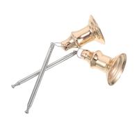 iplusmile Éteignoir à Bougie Aluminium et Fer Éteignoir à Mèche 2 Pièces Manche Télescopique Réglable Extinction sans Fumée, pour Bougies Chauffe-Plat et Mèches, Intérieur Décoratif