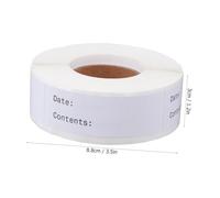 iplusmile Étiquettes Date Adhesives Stickers Blancs Écrits pour Bocaux Cuisine Congélation et Stockage Facile à Retirer Marquage Pratique des Aliments et Objets Divers