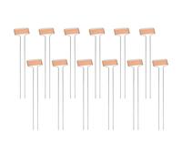 iplusmile Étiquettes de Plantes, Marqueurs Étiquet, 20Pcs Copper Metal Plant Labels Garden Stake Tags Reusable Planting Gardening Markers for Vegetables Fruit Flower Plant