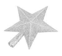 iplusmile Étoile Sapin Noël Ornement Vintage Plastique Décoration Sapin Scintillante pour Fête et Maison Topper Arbre Noël
