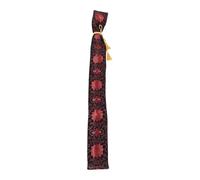 iplusmile Étui de Transport pour Sabre Tai Chi en Soie Noire avec Broderie Nuages Rouges, Housse de Rangement pour Équipement D’Arts Martiaux, Pochette de Cosplay 12,7 X 134,6 CM,