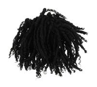 iplusmile Extension Cheveux Tressés Bouclés Synthétiques Courte Style Dreadlocks Homme Afro Tressage Au Crochet Usage Street Dance