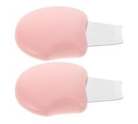 iplusmile Extracteur de Points Noirs Spatule Faciale en Acier Inoxydable et Plastique, Rose, Mini Portable, Nettoyage en Profondeur des Pores, pour Femmes, Usage Maison et Bureau