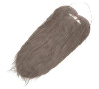 iplusmile Fausse Barbe Longue Grise pour Costume Homme Légère et Confortable Accessoire Fête et Cosplay pour Adolescents et Adultes Barbe Artificielle pour Déguisement Festival