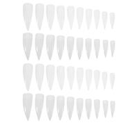 iplusmile Faux Ongles Griffes Transparents 1000 Pièces - Capsules D’Extension en Plastique Robuste Autocollants pour Manucure Complète Kit Salon et Usage Maison Forme Pointue Naturelle