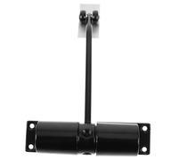 iplusmile Ferme Porte Automatique à Ressort de Zinc Fermeture Rapide et Durable pour Portes Dintérieur Dispositif Pratique sans Perçage pour Maison Design Noir Élégant