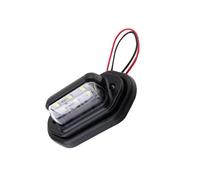 iplusmile Feu de Plaque LED pour Voiture, Blanc 10-30v, ABS Noir | Lumière Latérale à Haute Performance, Production Précise, Sécurité et Protection Environnementale, Usage Automobile