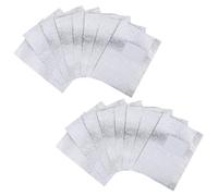 iplusmile Feuilles D'aluminium Argentées pour Dépose de Gel Ongles, 100 Pièces, Légères et Faciles à Utiliser pour Usage Domestique et Salon Professionnel