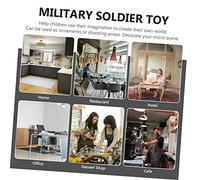 iplusmile Figurines Militaires Flexibles pour Garçon et Filles Jouets de Soldats en Plastique Modèles de Forces Spéciales 1 Ensemble Jouets Éducatifs Présents d'anniversaire 1Set