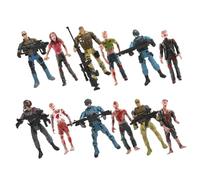 iplusmile Figurines Soldats et Zombies Modèles Plastique Jouets Simulation Flexibles Garçon Fille Jeu Éducatif