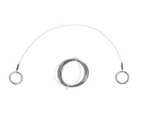 iplusmile Fil de Coupe en Acier Inoxydable Solide pour Poterie et Sculpture Argile, Outil de Découpe Facile à Transporter Anneau Circulaire pour DIY Artisanat