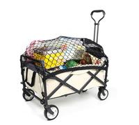 iplusmile Filet Élastique de Cargaison pour Chariot de Jardin et Camping Maille Résistante et Extensible pour Chariots de Plage et Trolley Extérieur Filet de Rangement Pratique