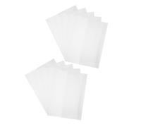 iplusmile Film de Protection pour Livre A4 10 Pièces Plastique Transparent Anti-Rayures Réutilisable Résistant à L'Usure pour Livres Scolaires et Documents Étudiants 30X21Cm