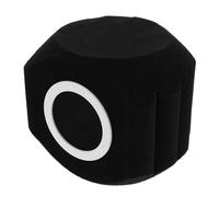 iplusmile Filtre Anti-Pop Micro en Mousse Noir Joint Écran Anti-Vent Insonorisant pour Enregistrement Vocal Isolation Acoustique pour Studio Accessoire Podcast et Streaming