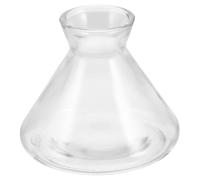 iplusmile Flacons Diffuseurs en Verre 220ml Rechargeables pour Huile | Style Scandinave Minimaliste, Forme Cône à Col Évasé, Placement Stable, Niveau Visible pour Bureau et Salon