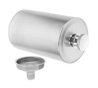 iplusmile Flasque Inoxydable Cylindrique Étanche avec Entonnoir Flasque Portable pour Vin Whisky et Autres Boissons pour Camping et Activités Extérieures