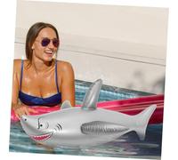 iplusmile Flotteur Requin Gonflable Flottant pour Décorations Anniversaire et Fête Piscine Accessoire Animalier Réaliste pour Cosplay et Halloween