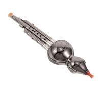 iplusmile Flûte Hulusi C Argentée Traditionnelle à Trois Tons Instrument Vent Chinois pour Débutants Pratique et Performance Compact et Léger pour Voyage et Plein Air