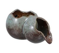 iplusmile Fontaine Céramique avec Sortie Eau Remplaçable pour Accessoire de Décoration pour et Cascades Intérieures pour Aquariums et Étangs