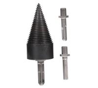 iplusmile Foret Fendeur Bois avec Manches Interchangeables Foret Perceuse pour Fendeuse Bûches Haute Dureté et Thermique pour Bois de Chauffage et Facile à Utiliser
