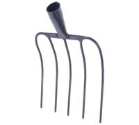 iplusmile Fourche à Manuelle en Fer Multifonction Robuste pour Jardinage et Entretien Paysager, Outil Agricole Pratique et Solide pour Usage Domestique