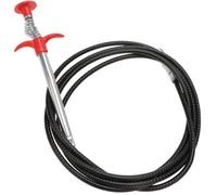 iplusmile Furet Déboucheur Flexible en Acier Noir Multifonctionnel Griffe de Nettoyage pour Canalisation, Outil Pliable pour Déboucher Toilettes et Éviers