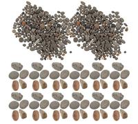 iplusmile Galets De Rivière Naturels Décoratifs 2-5 Mm, Kit De Pierres De Fondation pour Aquarium Et Micropaysage, 50 G, Pierres Naturelles pour Décor De Table Et Jardin Miniature