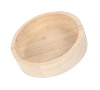iplusmile Gamelle en Bois pour Hamster Bol d'alimentation Résistant à l'usure Taille Petite en Chêne Compact pour Petits Animaux Domestiques comme Chinchillas Et Hamsters