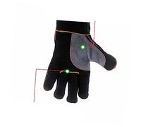 iplusmile Gants de Protection Cuir Bovin Double Couche Résistants Chaleur et Brûlure pour Soudure Barbecue et Travail Au Four