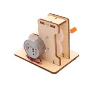 iplusmile Générateur Manuel à Monter Soi-même Bois Jouet Scientifique Éducatif pour Garçon Fille Développement De Observation Analyse