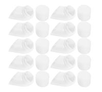 iplusmile Gobelets Hydroponiques en Maille Pots de Plantation Hydroponiques Tour Verticale de Coupe Plastique et Sponge Blanc pour Légumes et Plantes Balcon Culture Hors Sol Gain de Place