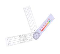 iplusmile Goniomètre Médical Portable Pvc Rigide Règle De Mesure Multi-angle Stable Et Outil Professionnel De Mesure Orthopédique Et Évaluation Douleur