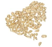 iplusmile Grains de Laiton pour Moulage Bijoux Matière Première pour Bijoux DIY Grain de Laiton Doré Résistant et Facile à Façonner Fournitures de Moulage
