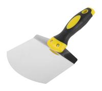 iplusmile Grattoir Acier Inoxydable Ergonomique pour Enduit et Plâtre Outil Portable de Rechapage pour Réparation Murale et Nettoyage des Taches