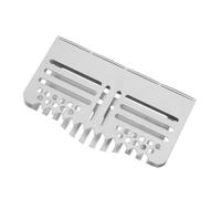 iplusmile Grille de Cuisson en Acier Inoxydable Argentée pour Barbecue, Couvercle Alimentaire en Filet, Promoteur D'évacuation de Graisse, Compatible pour Cuisines et Barbecues Extérieurs