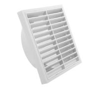 iplusmile Grille de Ventilation et Conception Étanche Carrée en Plastique Blanche 6 Pouces avec Protection Intégrée pour Sèche-linge et Salle de Bain