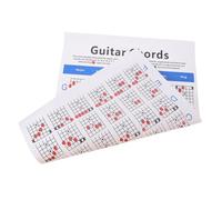 iplusmile Guitar Chord Practice Chart For Beginners Coated Paper Ukulele And Acoustic Training Guide Easy-to-use Fingering Reference