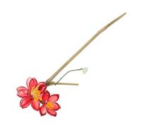 iplusmile Hair Stick Retro Chinese Style With Camellia Flower Handmade Wooden Hairpin For Womens Elegant Buns And Traditional Hairstyles