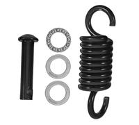 iplusmile Hamac Suspendu Accessoire avec Ressorts Robustes pour Chaises Suspendues Installation Sécurisée Ensemble Complet Grand Ressort Noir Boulon Amortisseurs