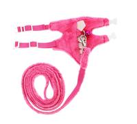 iplusmile Harnais pour Confortable Laisse Traction Design Cartoon Respirant Kit Complet pour Promenade Extérieur Facile à Utiliser Main Adapté Aux Animaux Fugueurs