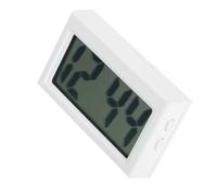 iplusmile Horloge Numérique Silencieuse Mini Portable pour Tableau de Bord de Voiture Horloge Adhésive Design Quadrangulaire pour Auto et Camion
