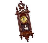 iplusmile Horloge Pendule Miniature Rétro Décoration de Maison Miniature pour Accessoire de Collection et Décor de Scène