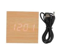 iplusmile Horloge Réveil avec Affichage LED Double Luminosité Snooze Silencieuse et Design Moderne pour Chambre et Bureau