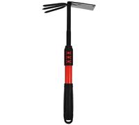 iplusmile Houe de Jardin Pratique Acier Double Tête Outil de Désherbage Polyvalent pour Jardinage Culture