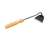 iplusmile Houe De Jardinage en Acier Intégral Manche en Bois - Outil De Binage pour Plantation Et Désherbage en Extérieur - Petite Taille Portable, Binette à Col Courbé, Outil Manuel Polyvalent