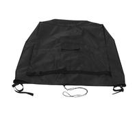 iplusmile Housse de Chariot à Tuyau Housse de Dévidoir pour Tuyau D'arrosage Extérieur Polyester Noir Anti-poussière Légère pour Enrouleur de Jardin