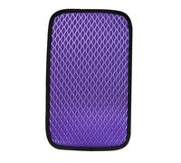 iplusmile Housse De pour Accoudoir De Voiture Couvre-Console Central Maille Respirante Coussin Chic Et Fonctionnel pour Protéger Les Dommages Et Usure Couleur Violette