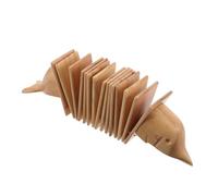 iplusmile Instrument de Percussion Bois Dauphin et Oiseau Clapper Chinois Orff pour Garçon Fille Développement du Rythme et Coordination Musical Éducatif pour Préscolaire et Activités