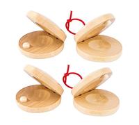 iplusmile Instruments de Musique en Bois pour Garçon et Filles Précoces Jouets Musicaux Amusants Compact et Sûr des Capacités Manuelles pour L'Éducation Précoce Lot de 4