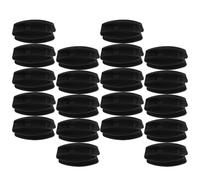 iplusmile Isolateur pour Gestion de Pâturage en Plastique Noir 25 Pièces Résistance aux Intempéries, Installation Adaptable pour Clôture Électrique et Applications Agricoles